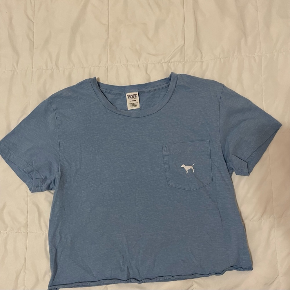 PINK cropped tee